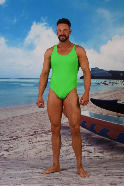 Race Back Brazilian 3/4 Bum One Piece