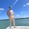 Aussie Flag String Side Super Slim Thong
