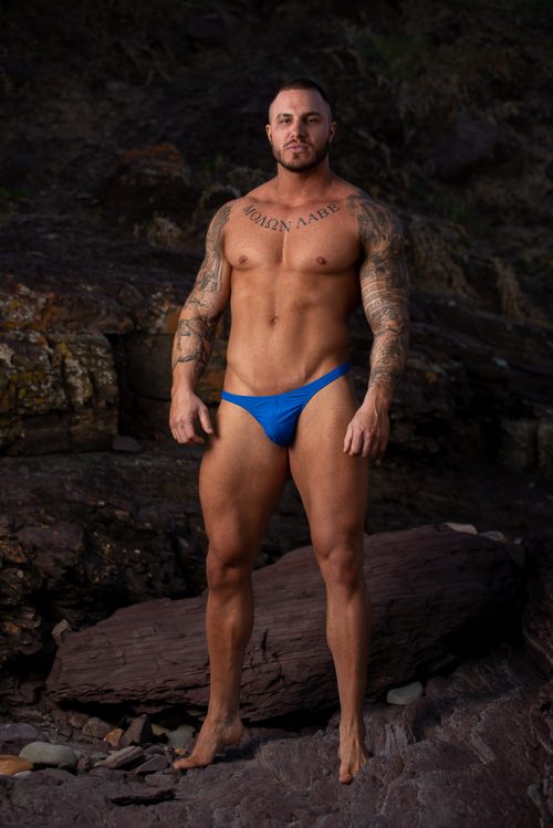 Aussie Flag Super Slim Thong Briefs