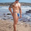Aussie Flag Fixed Front Adjustable G-String Back