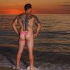 Aussie Flag String Side Super Slim Thong