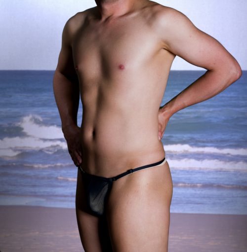 Mesh Slideable Front Adjustable G-String Back
