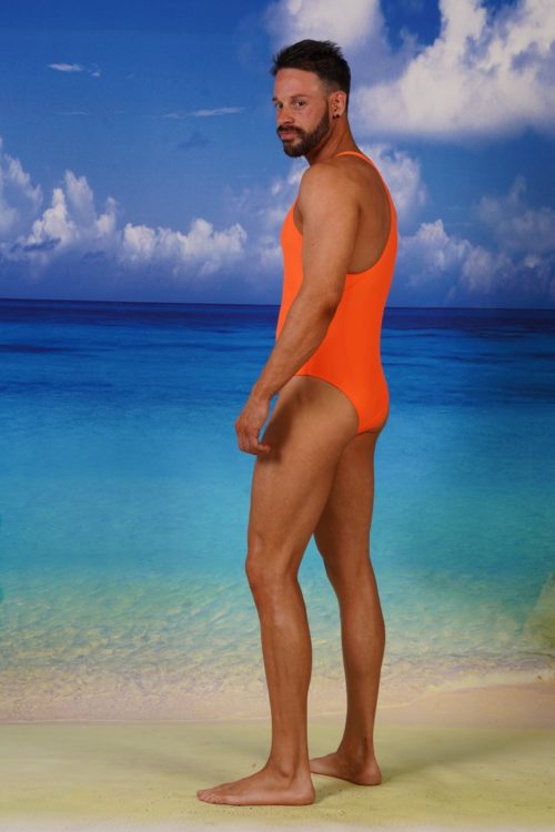 Action back Medium Leg Male Swimsuit