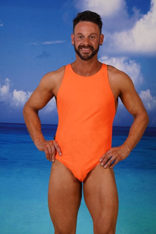 Action back Medium Leg Male Swimsuit