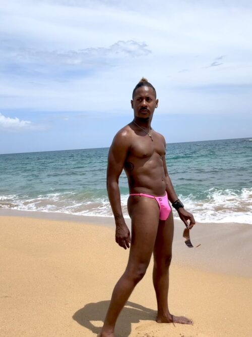 Men's adjust-able Sides Super Slim Thong