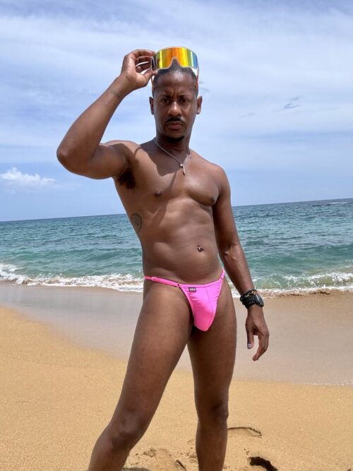 Men's adjust-able Sides Super Slim Thong