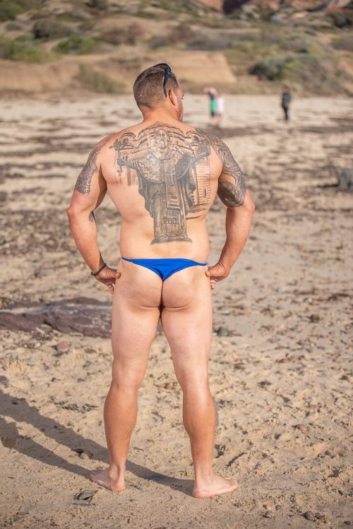 Whale Tale Back Thong-Adjustable sides