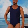 Full Back Low Leg Thong One Piece