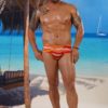 Shaped Front Slim Mini Trunks
