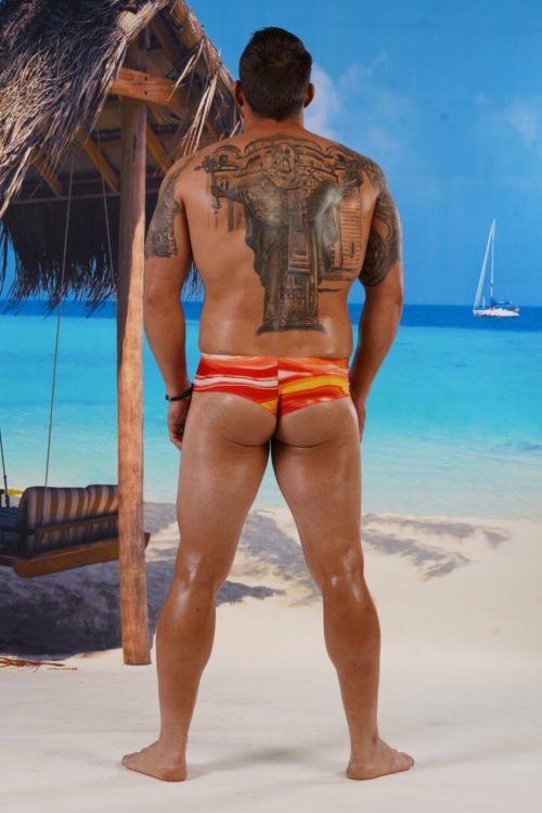 Shaped Front Slim Mini Trunks