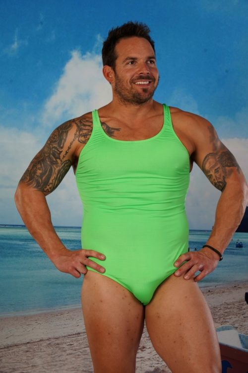 Male Athletic Back One Piece
