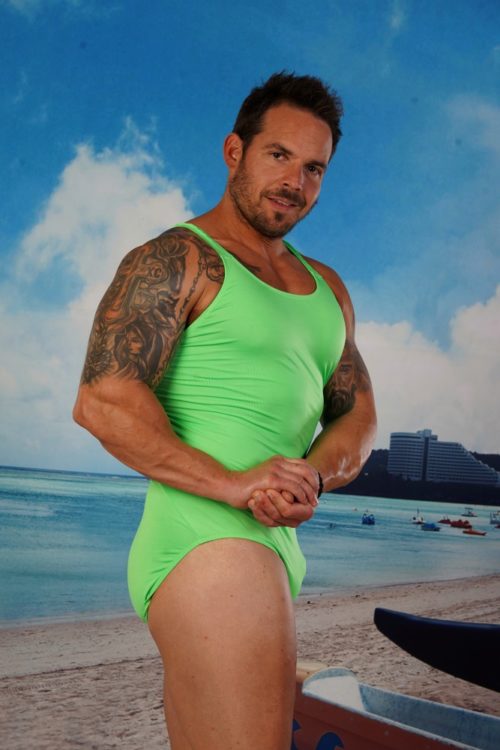 Male Athletic Back One Piece