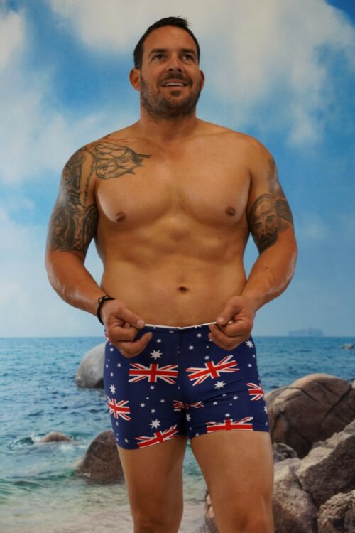 Aussie Flag Regular Trunks-OZ
