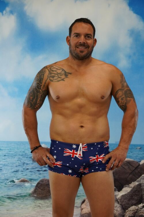 Aussie Flag Spunky Trunks-Oz