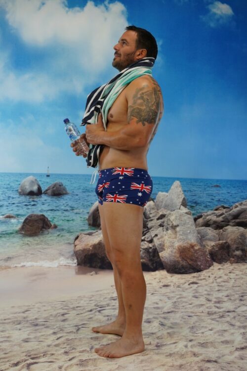 Aussie Flag Spunky Trunks-Oz