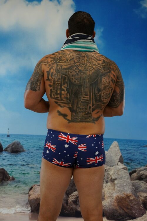 Aussie Flag Spunky Trunks-Oz