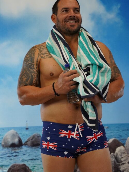 Aussie Flag Spunky Trunks-Oz
