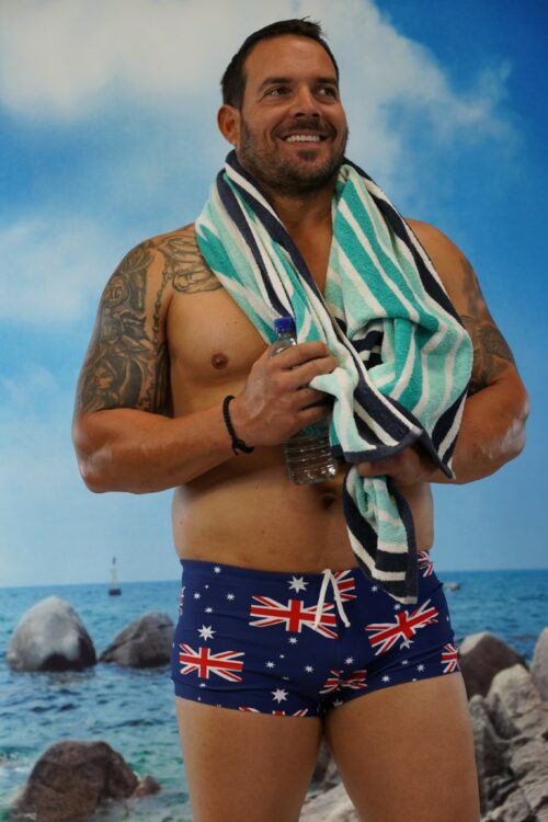 Aussie Flag Spunky Trunks-Oz