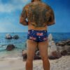 Aussie Flag Shaped Front Mini Trunks-Oz