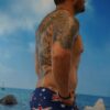 Aussie Flag Shaped Front Mini Trunks-Oz