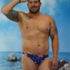 Aussie Flag Male Brazilian 3/4 Bum Briefs-Oz