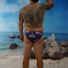 Aussie Flag Slim Side  Briefs-Oz