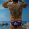 Aussie Flag Slim Side  Briefs-Oz