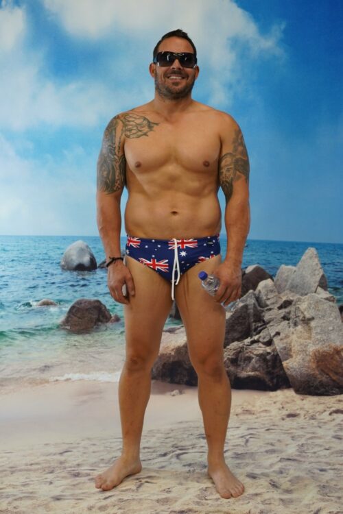 Aussie Flag Regular Briefs-Oz
