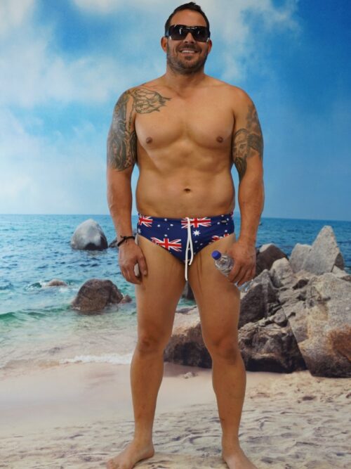 Aussie Flag Regular Briefs-Oz