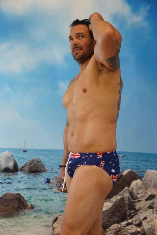 Aussie Flag Regular Briefs-Oz
