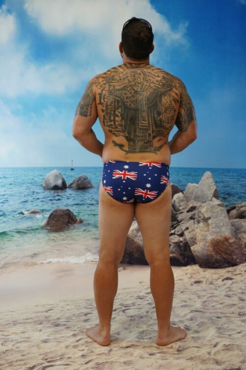 Aussie Flag Regular Briefs-Oz