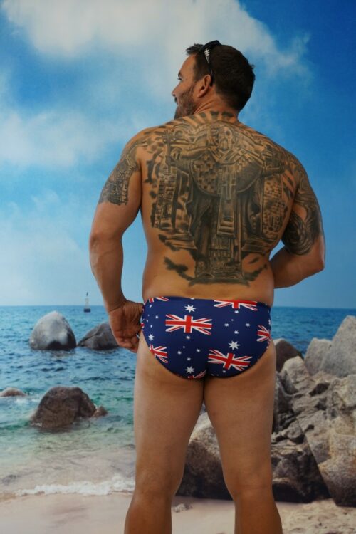 Aussie Flag Regular Briefs-Oz