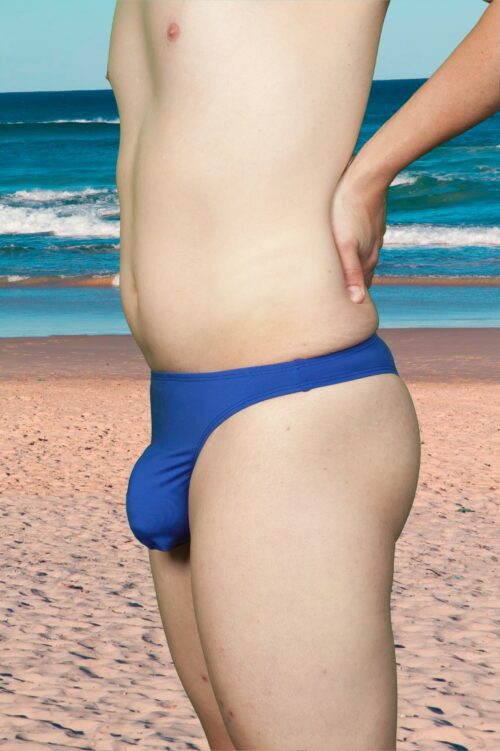 Discretely pouched regular Thong
