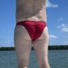 Male Scrunched/ Ruched Bum- Brazilian 3/4 Briefs