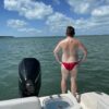 Male Scrunched/ Ruched Bum- Brazilian 3/4 Briefs
