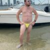 Aussie Flag Sexy Slide-able Front & Back Speedos