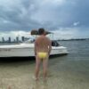 Aussie Flag Sexy Slide-able Front & Back Speedos