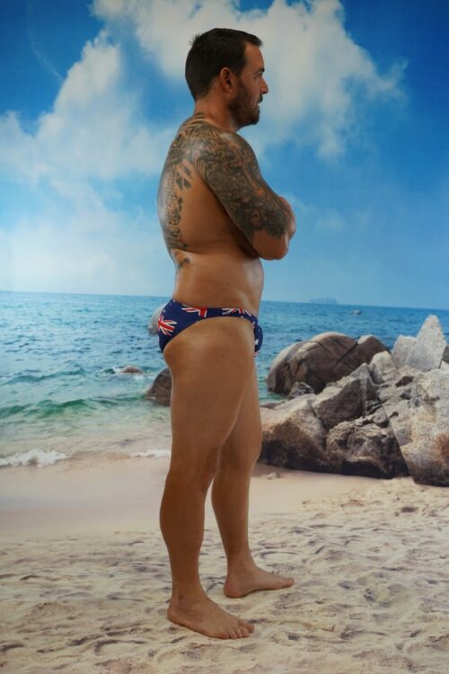 Aussie flag European Cut Briefs-OZ