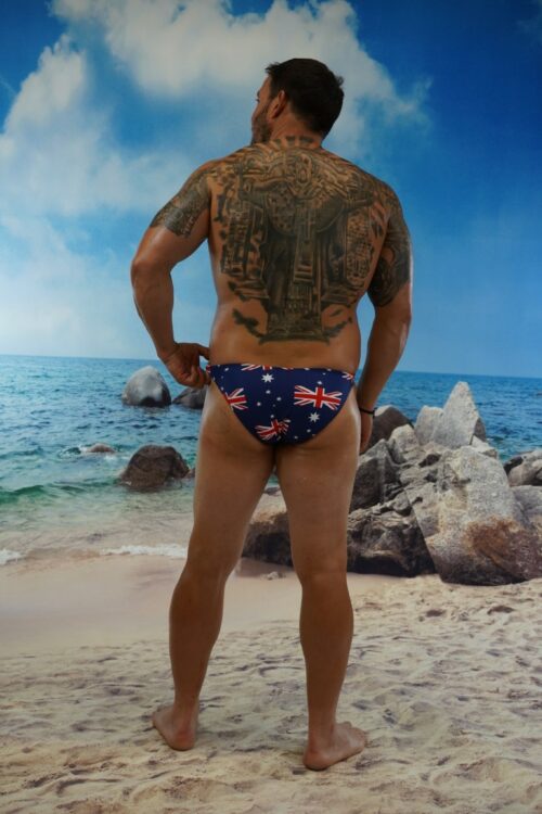 Aussie flag European Cut Briefs-OZ