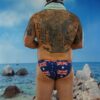 Aussie Flag String Side Regular Briefs