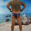 Aussie Flag String Side Regular Briefs