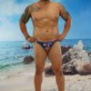 Aussie Flag String Side Regular Briefs