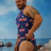 Australian Flag Muscle Singlet Top-OZ