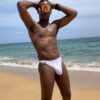 Aussie Flag Male Protruding Front, Rio Butt Briefs