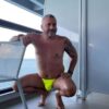 Aussie Flag Male Protruding Front, Rio Butt Briefs