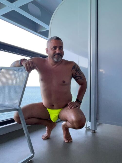 Aussie Flag Male Protruding Front, Rio Butt Briefs