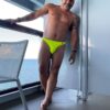 Aussie Flag Male Protruding Front, Rio Butt Briefs