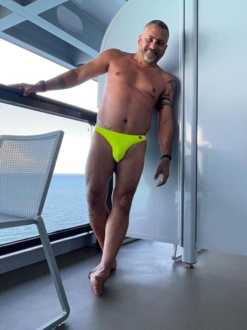 Aussie Flag Male Protruding Front, Rio Butt Briefs